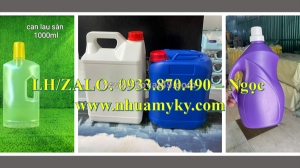 Can nhựa 1 lít màu sắc theo yêu cầu, can nhựa 2 lít đựng thức uống pha loãng, can nhựa 5 lít đựng nước muối