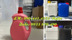 Can nhựa 1 lít vuông dày, can nhựa hdpe 2 lít vuông, can nhựa 5 lít tròn đựng nước giặt