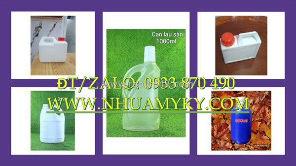 Can nhựa 2 lít đựng trà sữa, can nhựa 5 lít đựng mật ong, can nhựa 1 lít đựng nước đường