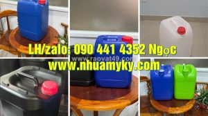 Can nhựa 20 lít nắp garenti, can nhựa đựng hóa chất 22 lít, thùng nhựa 25 lít vuông đựng hóa chất nông sản