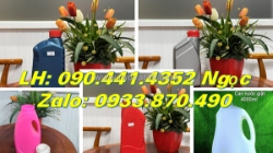 Can nhựa 5l đựng hóa chất dạng gel, can nhựa 2 lít đựng nước rửa chén đậm đặc, can nhựa 1 lít đựng javen
