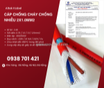 Cáp chống cháy chống nhiễu 2x1.0mm² sẵn kho, phân phối toàn quốc