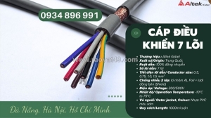 Cáp điều khiển 7 lõi altek kabel chống nhiễu – cung cấp hà nội, bắc ninh, hưng yên, hải dương