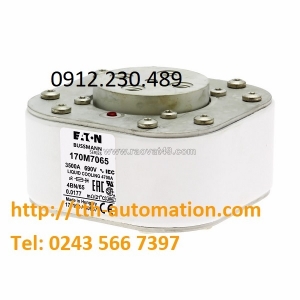Cầu chì bussmann 170m7065 dùng để bảo vệ: biến tần, ups, bộ điều khiển dc, bộ nguồn…
