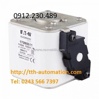 Cầu chì bussmann 170m8611 nhóm gr – bảo vệ ngắn mạch