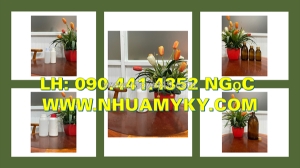Chai 1 lít đựng hóa chất, vỏ chai nhựa 0.5 lít dày, bình nhựa 250ml đựng hóa chất tại tphcm