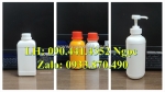 Chai nhựa 250ml màu vàng, chai nhựa 100ml đựng nước rửa móng tay, chai nhựa 50ml đựng hồ, gel