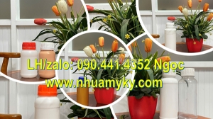Chai nhựa 500ml đựng kiềm, chai nhựa 250ml đựng dung dịch, bình thủy tinh 100ml đựng tinh dầu thơm