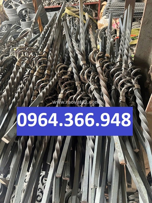 Chi tiết sắt xoắn cho xưởng làm cổng và lan can