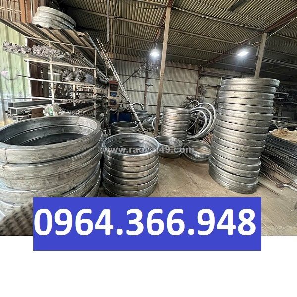 Chi tiết vòng tròn sắt cho xưởng gia công