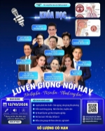 Chiêu sinh khóa luyện giọng nói – tự tin hơn mỗi ngày!
