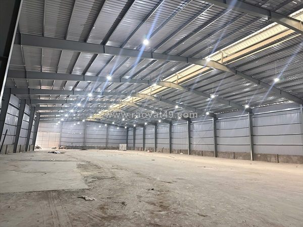 Cho thuê kho xưởng 5.500m2 dựng mới 100% tại xã chương dương, hà nội