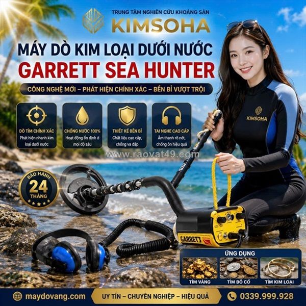 Cho thuê máy dò kim loại dưới nước