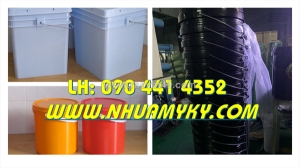 Chuyên cung cấp thùng đựng sơn 12 lít, vỏ thùng đựng sơn 16 lít quai sắt, thùng sơn nhựa pp  lít vuông