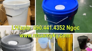 Chuyên cung cấp vỏ thùng đựng sơn 1 lít, xô đựng sơn 5 lít tròn, vỏ thùng đựng sơn 10 lít tròn dày