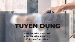 Cocomo tuyển phục vụ , pha chế làm ở q1