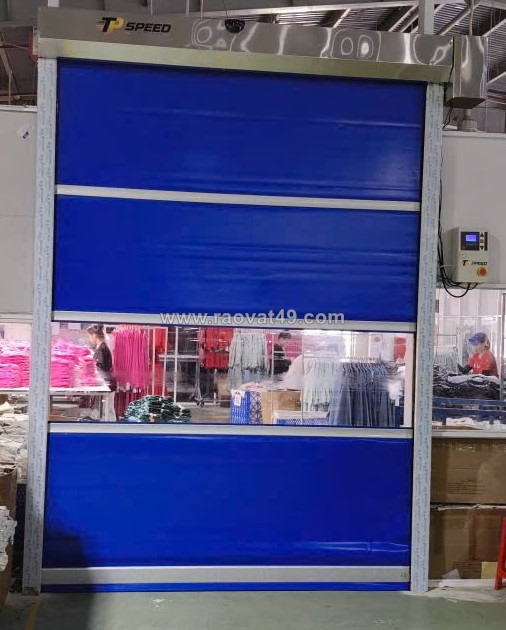 Cửa cuốn nhanh pvc – giải pháp cho nhà xưởng hiện đại