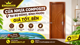 Cửa nhựa composite tại bù đăng, bình phước | giá tốt, bền