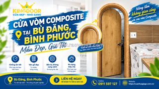 Cửa vòm composite tại bù đăng, bình phước | mẫu đẹp, giá tốt