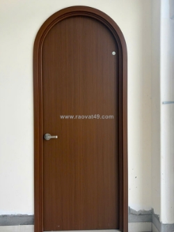 Cửa vòm nhựa composite tại xã hóc môn – mẫu vòm cong hiện đại