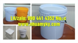 Cung cấp thùng sơn nhựa 10 lít, vỏ thùng đựng sơn 20 lít màu sắc theo yêu cầu giá tốt nhất tại tphcm