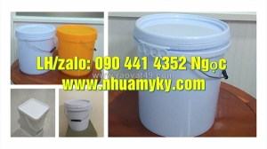 Cung cấp thùng sơn nhựa 10 lít, vỏ thùng đựng sơn 20 lít màu sắc theo yêu cầu giá tốt nhất tại tphcm