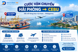Cước vận chuyển hải phòng đi cebu