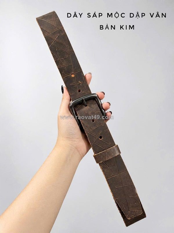 Đặt làm thắt lưng da riêng, nhận gia công số lượng cho thương hiệu
