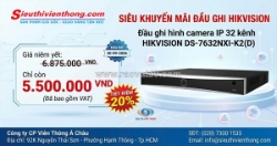 Đầu ghi ip 32 kênh hikvision ds-7632nxi-k2(d) ai acusense - giá tốt