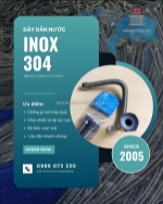 Dây dẫn nước inox-dây cấp nước nóng lạnh-dây dẫn nước chịu nhiệt
