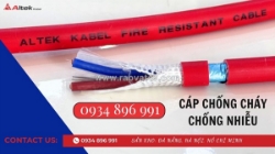 Dây điện chống cháy chống nhiễu 2x1.0 mm2, bs6387, iec 60331 khánh hòa, gia lai, bình định.