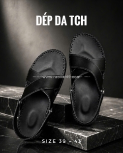 Dép da nam giá tốt – nguồn hàng cho shop online