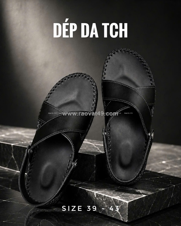 Dép da nam giá tốt – nguồn hàng cho shop online