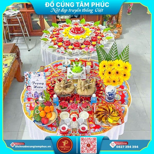 Dịch vụ đồ cúng tâm phúc trọn gói tại cần thơ