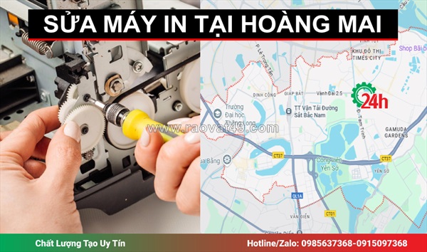 Dịch vụ sửa máy in tại hoàng mai tận nơi nhanh chóng