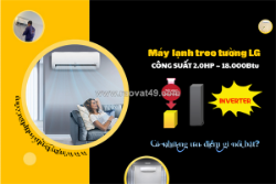 Điều hòa treo tường lg công suất 2.0hp inverter có ưu điểm gì nổi bật