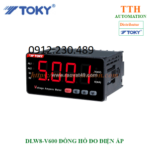 Dlw8-v600 đồng hồ đo điện áp toky đo giá trị hiệu dụng (rms), đo trung bình (avg)
