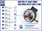 Đồng hồ đo áp suất 3 kim là gì? cấu tạo và nguyên lý hoạt động