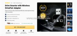 Drivepair wireless carplay reviews & cost