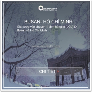 Giá cước vận chuyển hàng lẻ từ hàn quốc về việt nam