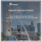 Giá cước vận tải đường biển hàng lẻ từ singapore về hải phòng