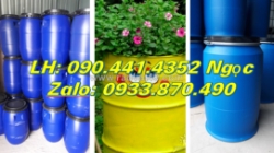 Gía thùng phuy nhựa 50 lít, thùng phuy nhựa 100 lít giá rẻ, vỏ thùng phuy nhựa 120 lít đựng phân đạm, phân urê