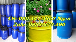Gía thùng phuy nhựa 50 lít, thùng phuy nhựa 100 lít giá rẻ, vỏ thùng phuy nhựa 120 lít đựng phân đạm, phân urê