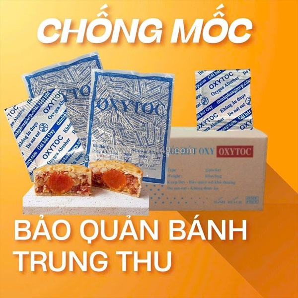 Gói oxytoc chống mốc bánh trung thu: vì sao càng đóng kín càng cần chú ý oxy?