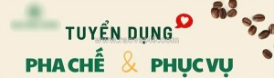 Hè cà phê tuyển phục vụ pha chế có kinh nghiệm