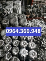Hoa cúc sắt dập chi tiết trang trí nhỏ cho sắt mỹ thuật