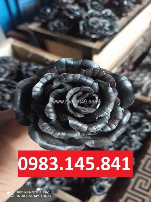 Hoa hồng sắt mỹ thuật nhiều mẫu mã đẹp giá tốt cho thợ