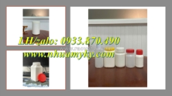 Hộp nhựa 50gr đựng thực phẩm chức năng, hủ nhựa 100gr đựng hạt, hủ nhựa 200gr đựng thuốc nhuộm tóc
