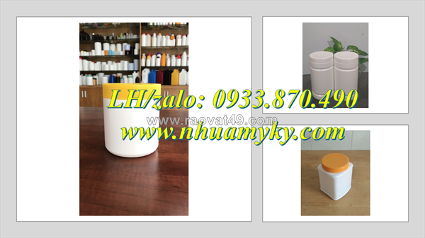 Hộp nhựa 50gr đựng thực phẩm chức năng, hủ nhựa 100gr đựng hạt, hủ nhựa 200gr đựng thuốc nhuộm tóc
