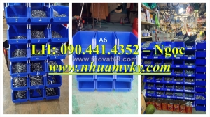 Hộp nhựa a6 đựng đinh ốc, khay nhựa đựng vật sắc nhọn, khay nhựa a9 đựng máy móc nặng tay